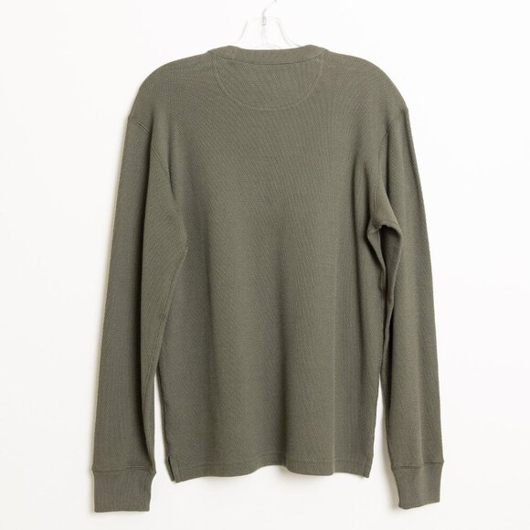 Filson Waffle Knit Thermal Crewneck Shirt Mens XS Long Sleeve Mossy Rock Green - Picture 3 of 16
